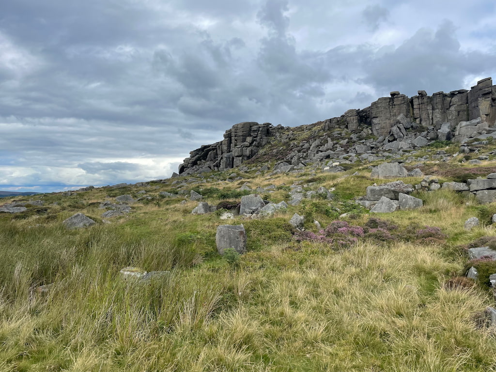 path under stanage edge walk