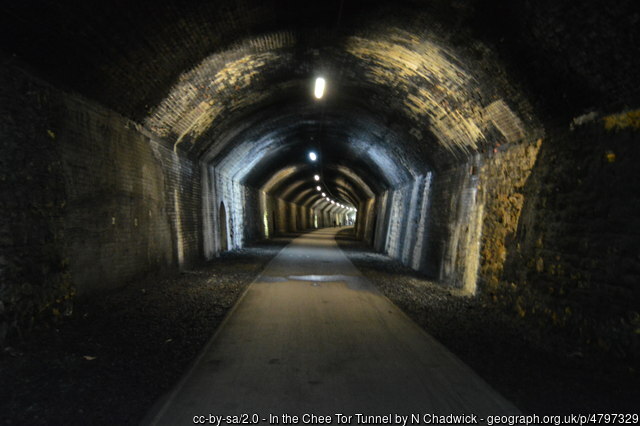 Tunnel towards cheedale stepping stones