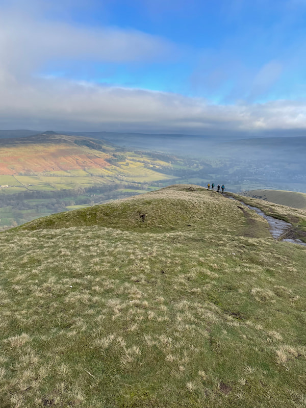 Loose head highest point of the mam tor walk