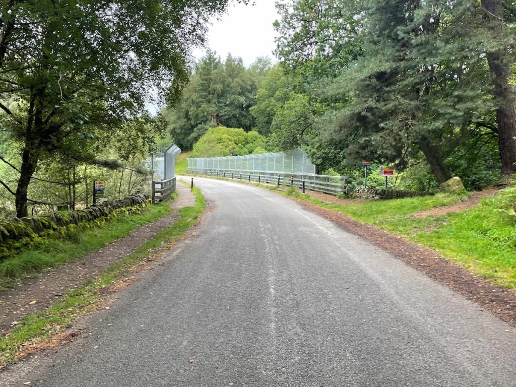 Errwood Reservoir walk first road bridge