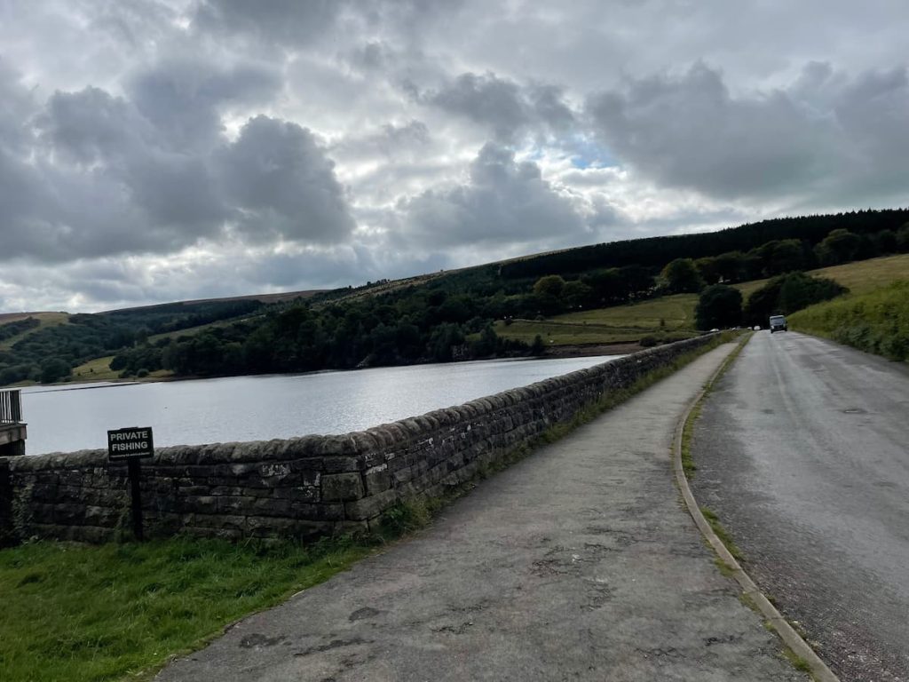 errwood reservoir dam road
