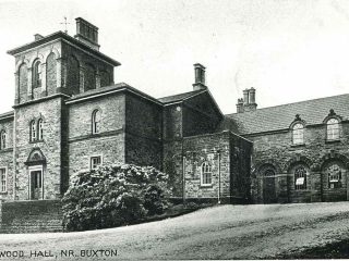 old black and white image of errwood hall