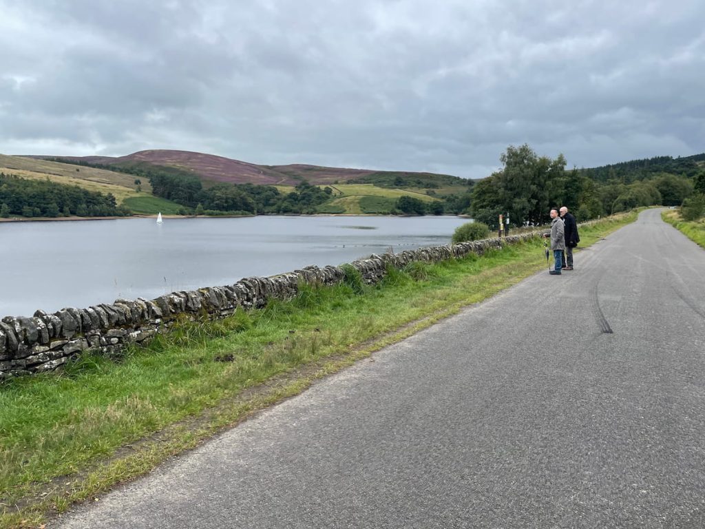 path along errwood reservoir