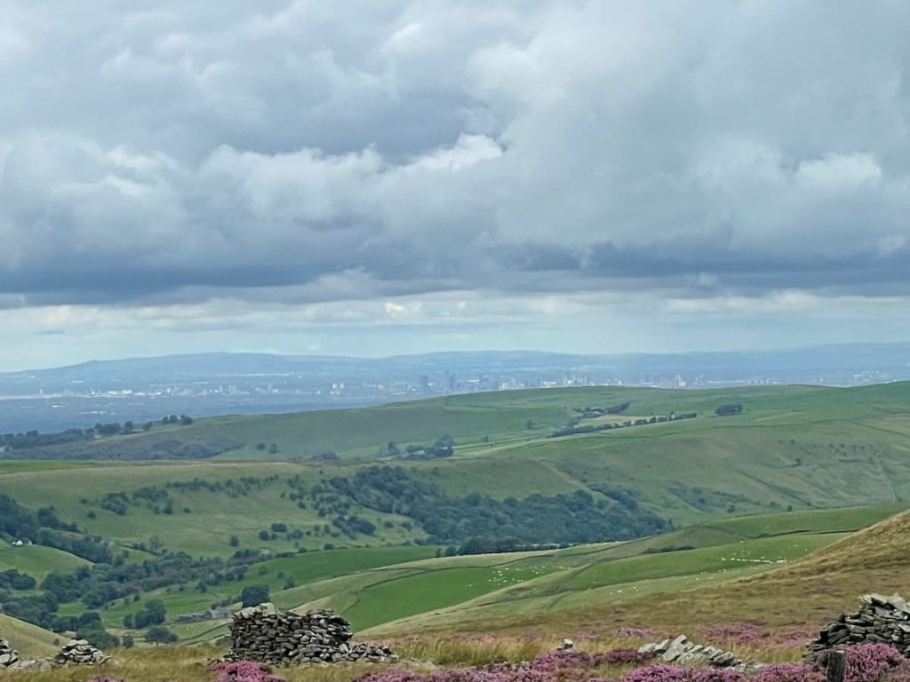 shining tor views of Manchester