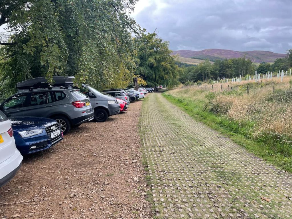 the street car park near errwood reservoir