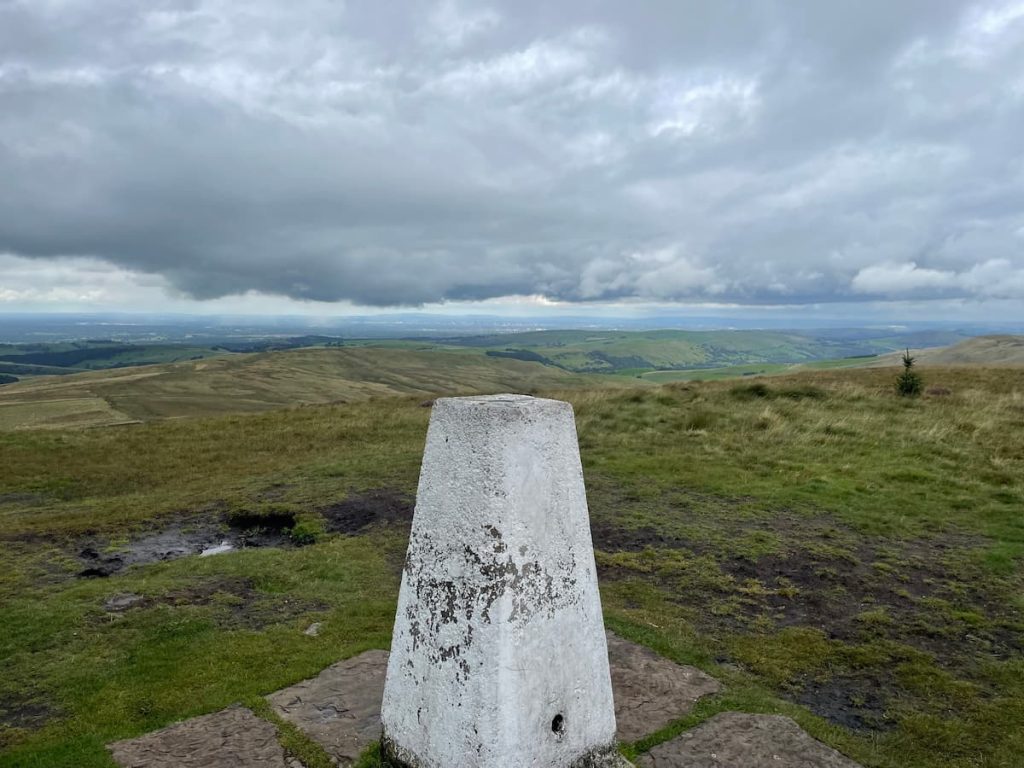 trig point of shining tor walk