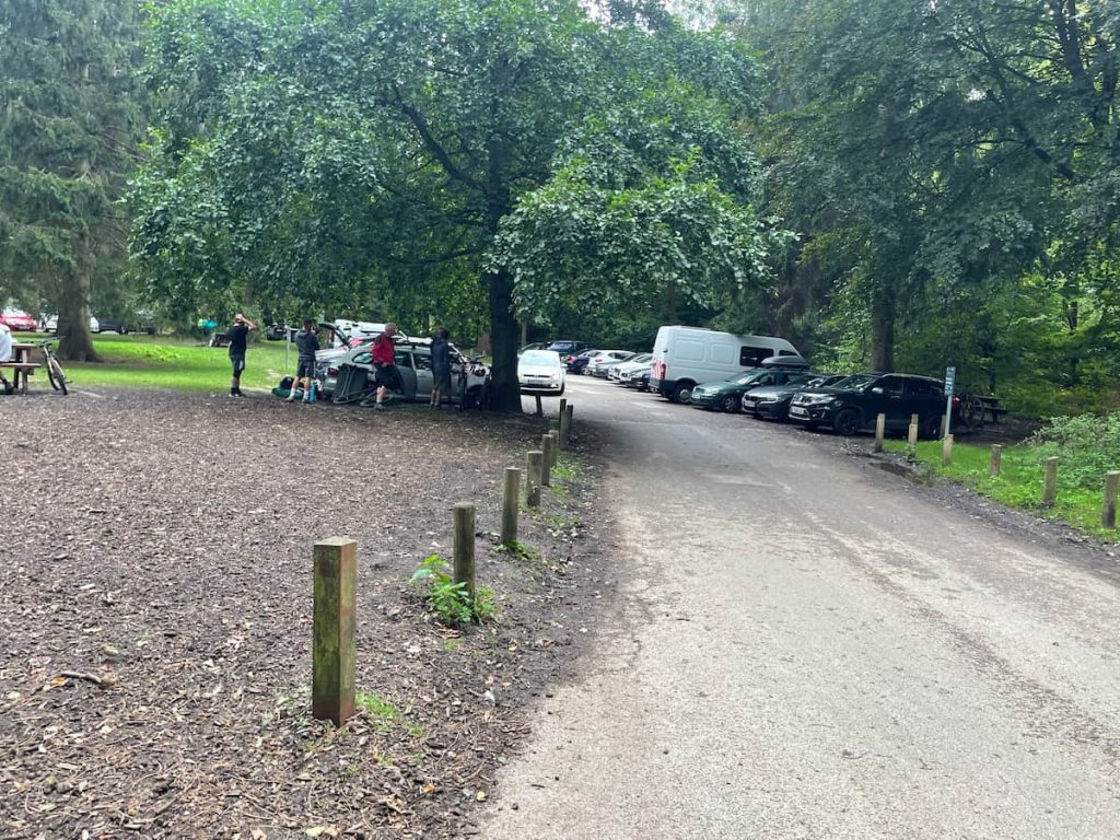 Fairholmes Visitor Centre car park