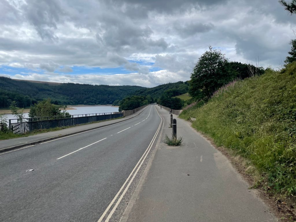 ashopton viaduct part of ladybower reservoir walk