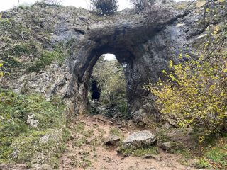 reynards cave from the bottom