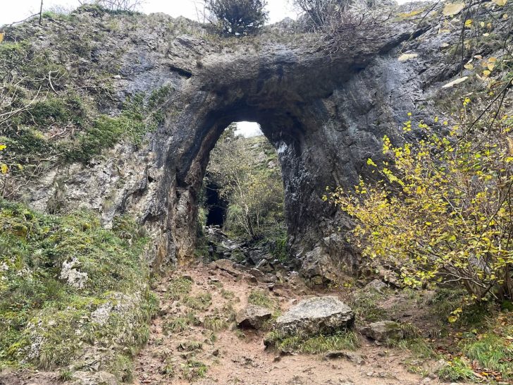 reynards cave from the bottom