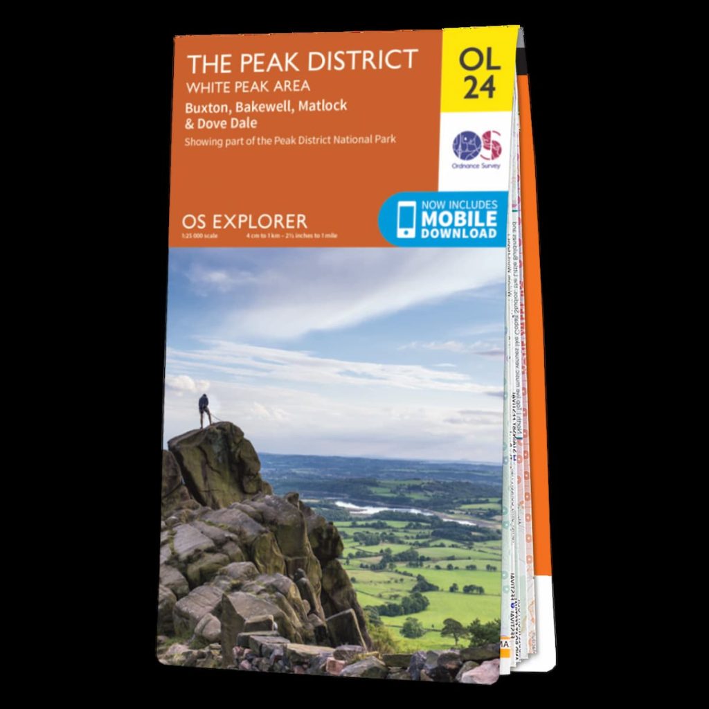 white peak OS Map