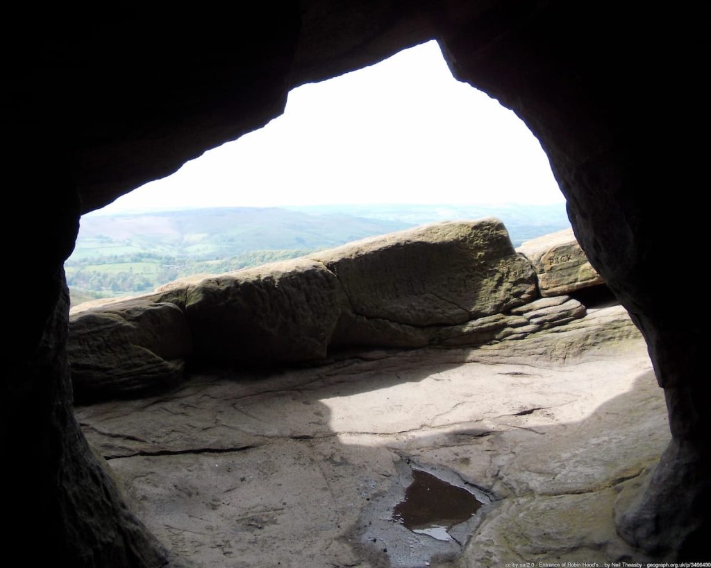 robin hoods cave peak district