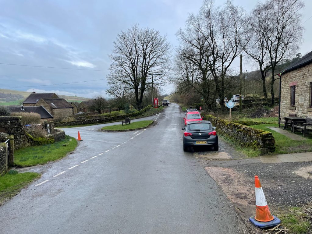 Hollinsclough Village Road Side Parking for Chrome Hill and Parkhouse