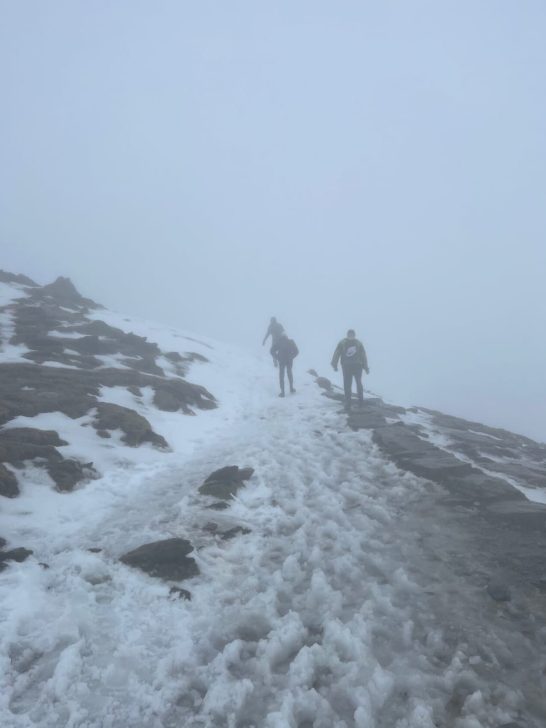hiking in poor visibility