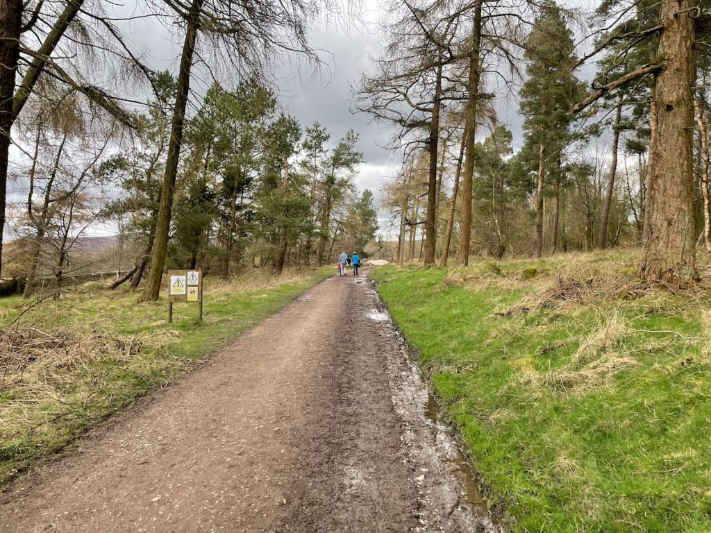 gravel path which leads through the estate