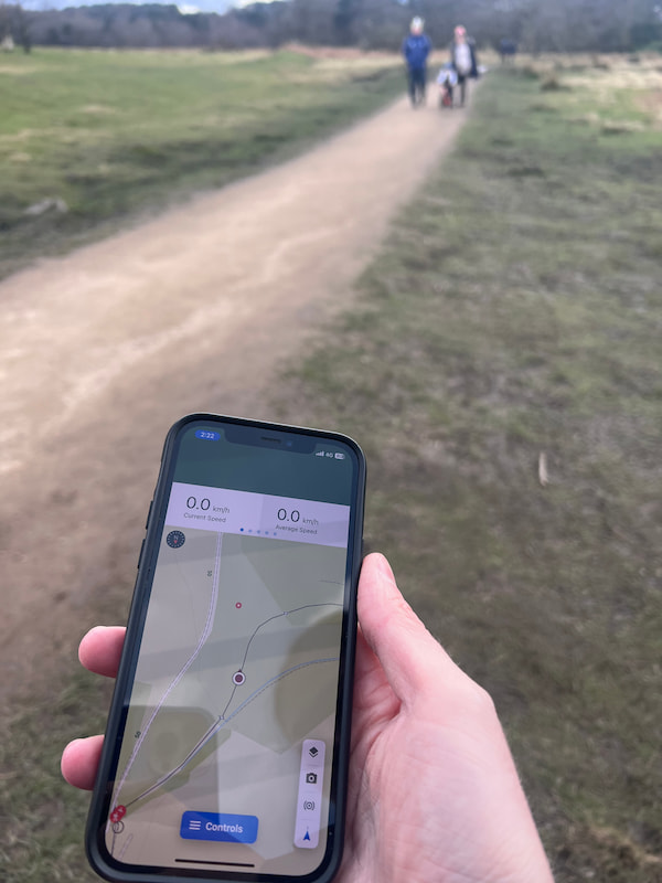 kamoot app in the outdoors