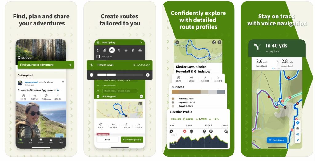 komoot Hiking app - Apple App Store