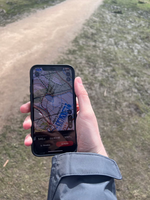 os maps app outside