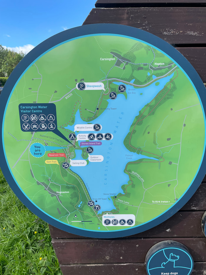 Carsington Water Walk Map