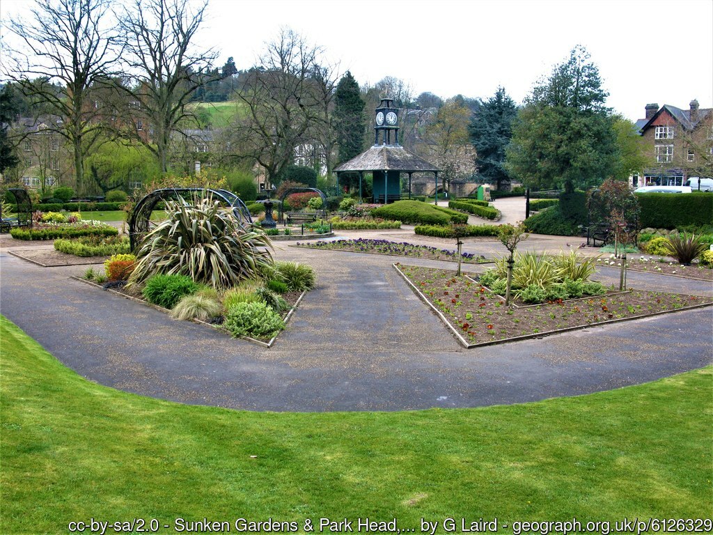Hall Leys Park in matlock
