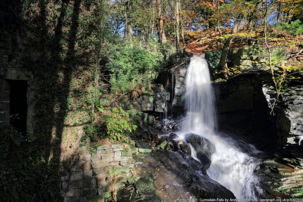 Lumsdale Falls near matlock