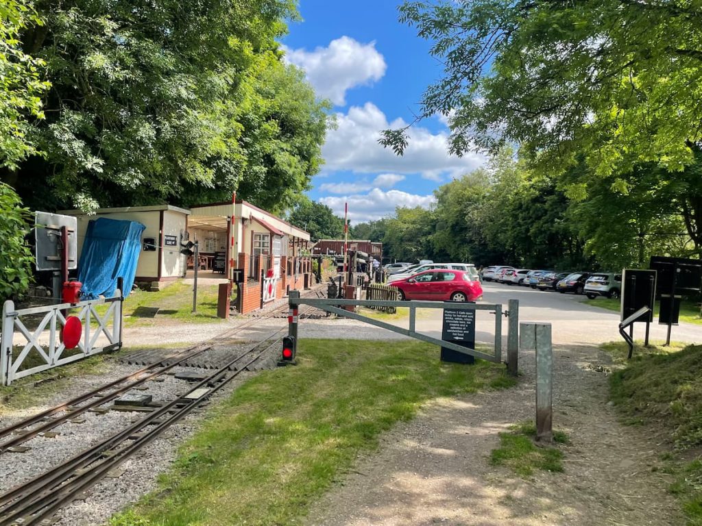 Rudyard Lake Railway Depot parking