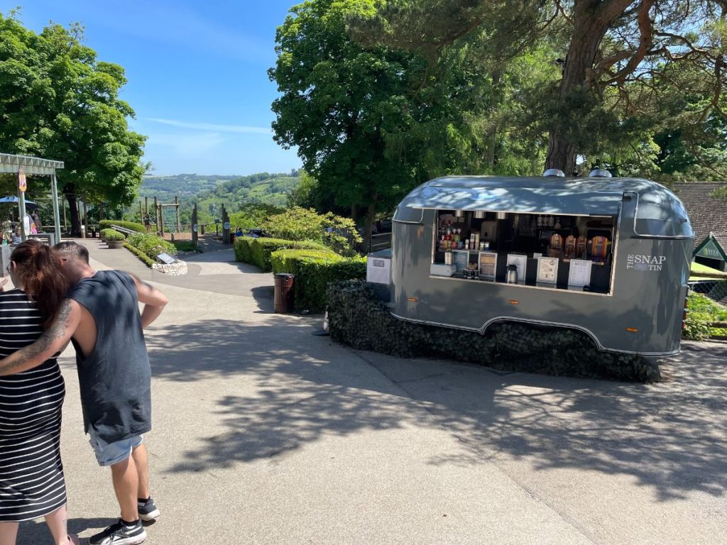 food truck on top of heights of abraham