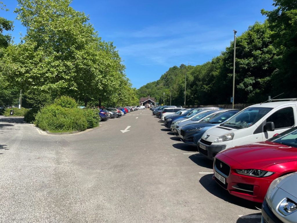 main car park at matlock bath train station