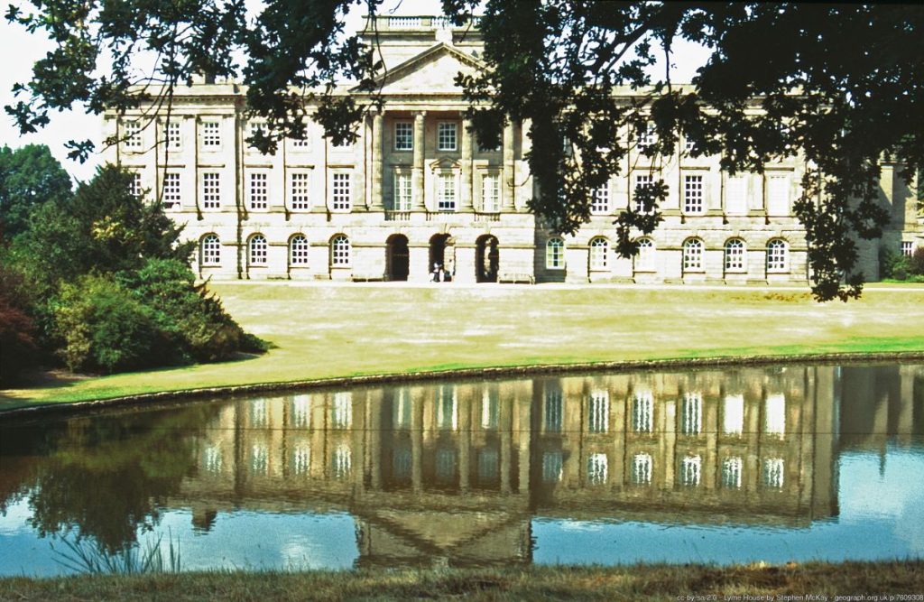 old image of lyme park house
