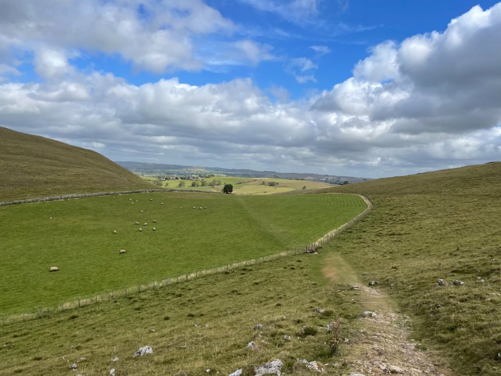 thors cave walk views over staffordshire countryside