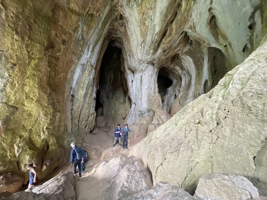 view inside thors cave